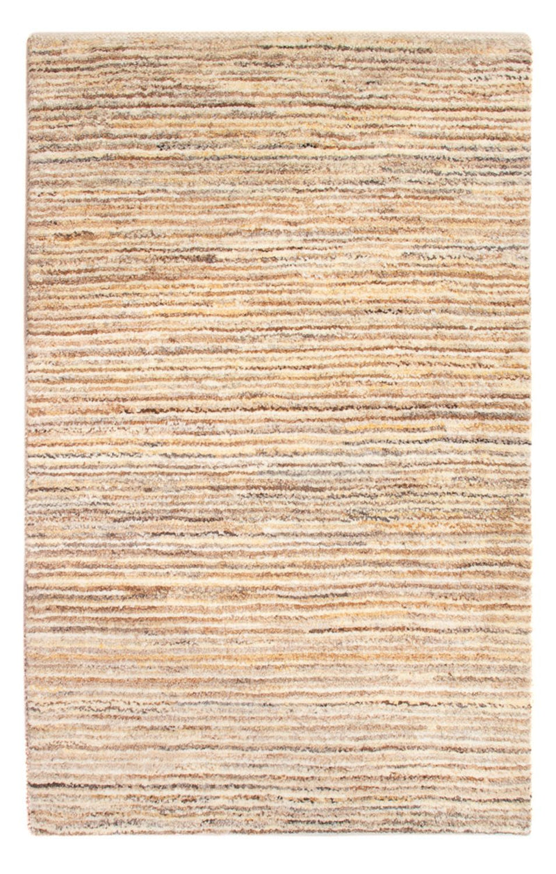 Gabbeh-matta - persisk - 93 x 60 cm - mörk beige