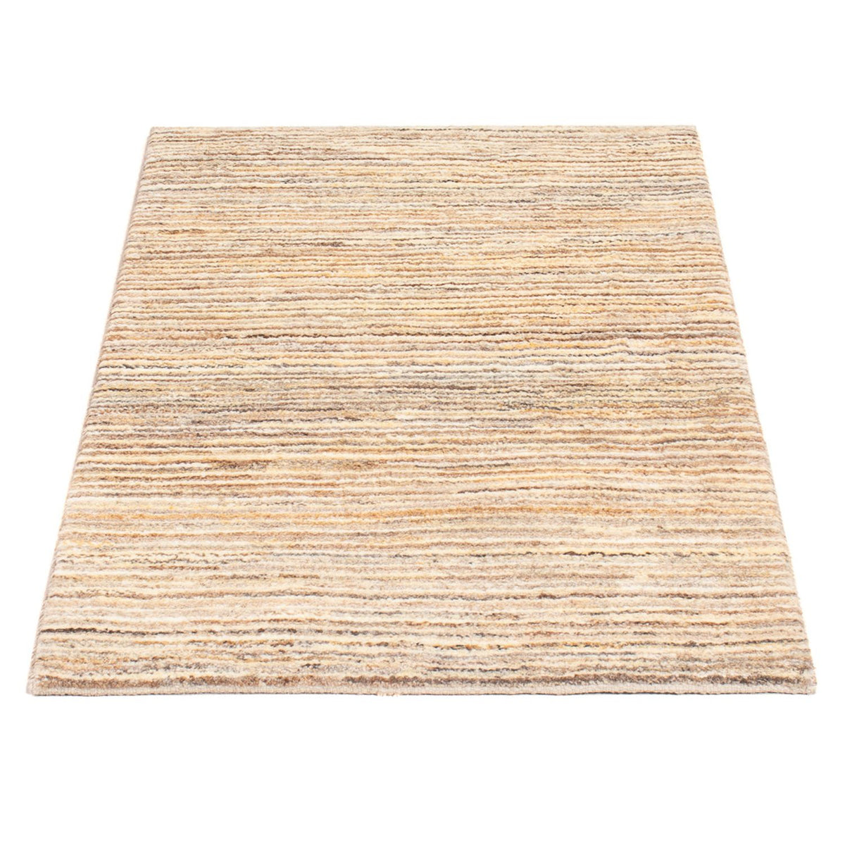 Gabbeh-matta - persisk - 93 x 60 cm - mörk beige