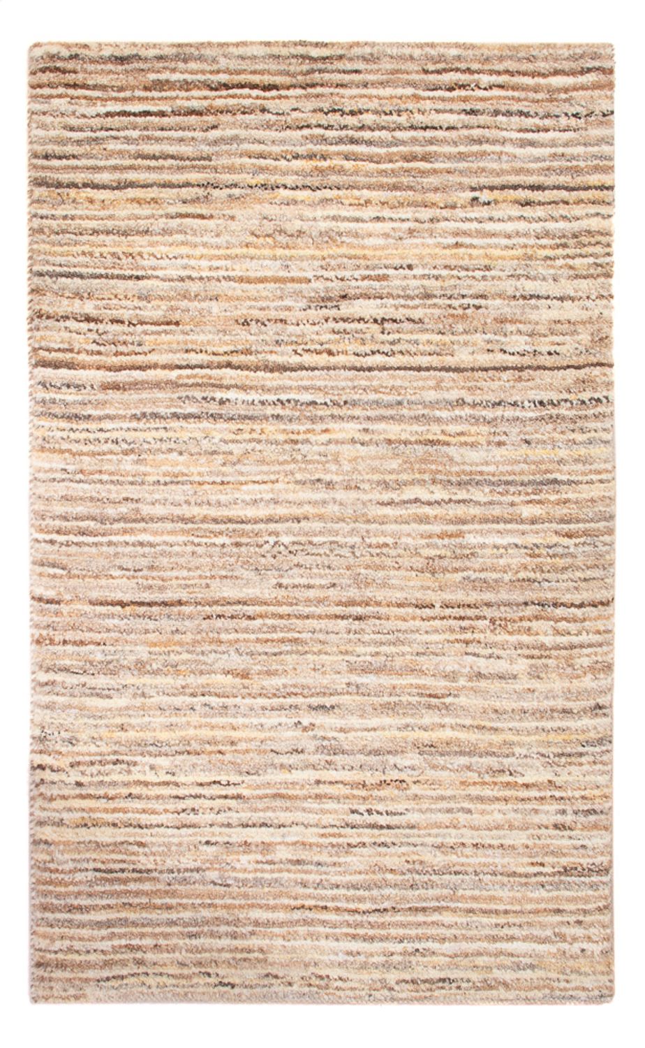 Gabbeh-matta - persisk - 94 x 60 cm - mörk beige