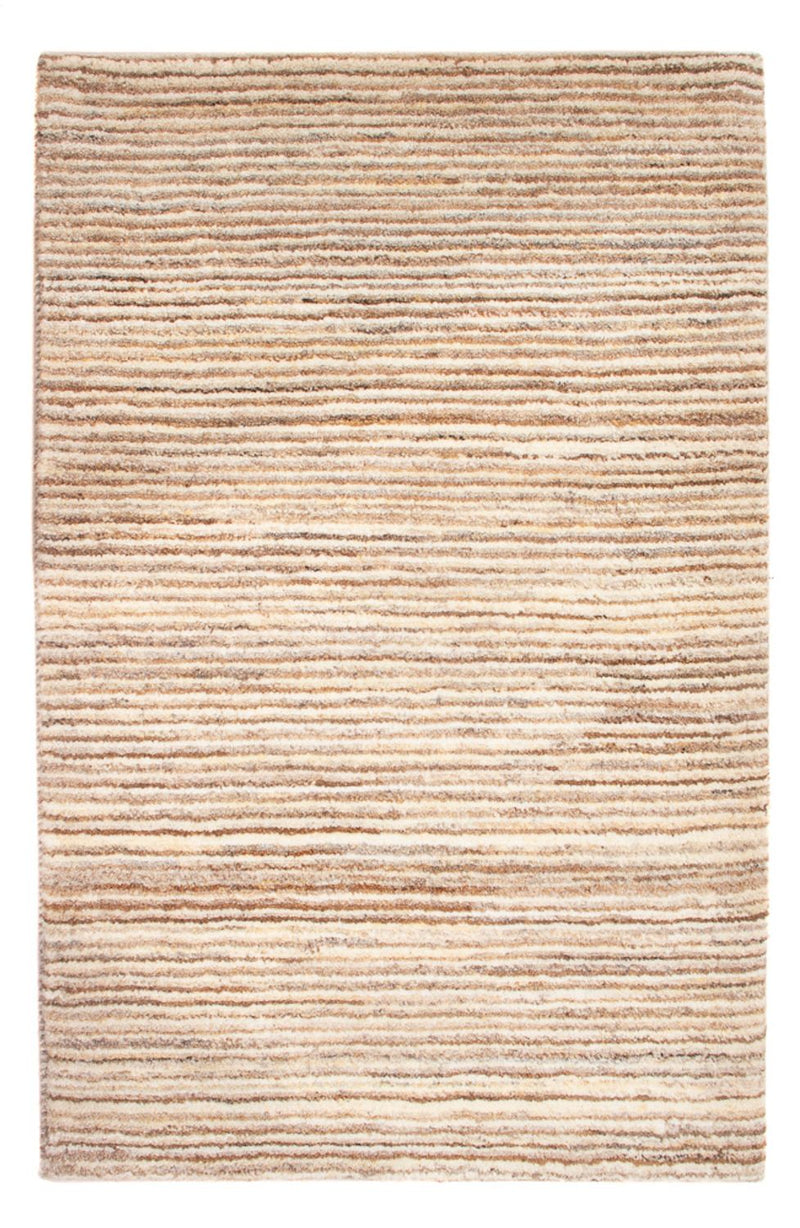 Gabbeh-matta - persisk - 98 x 64 cm - mörk beige