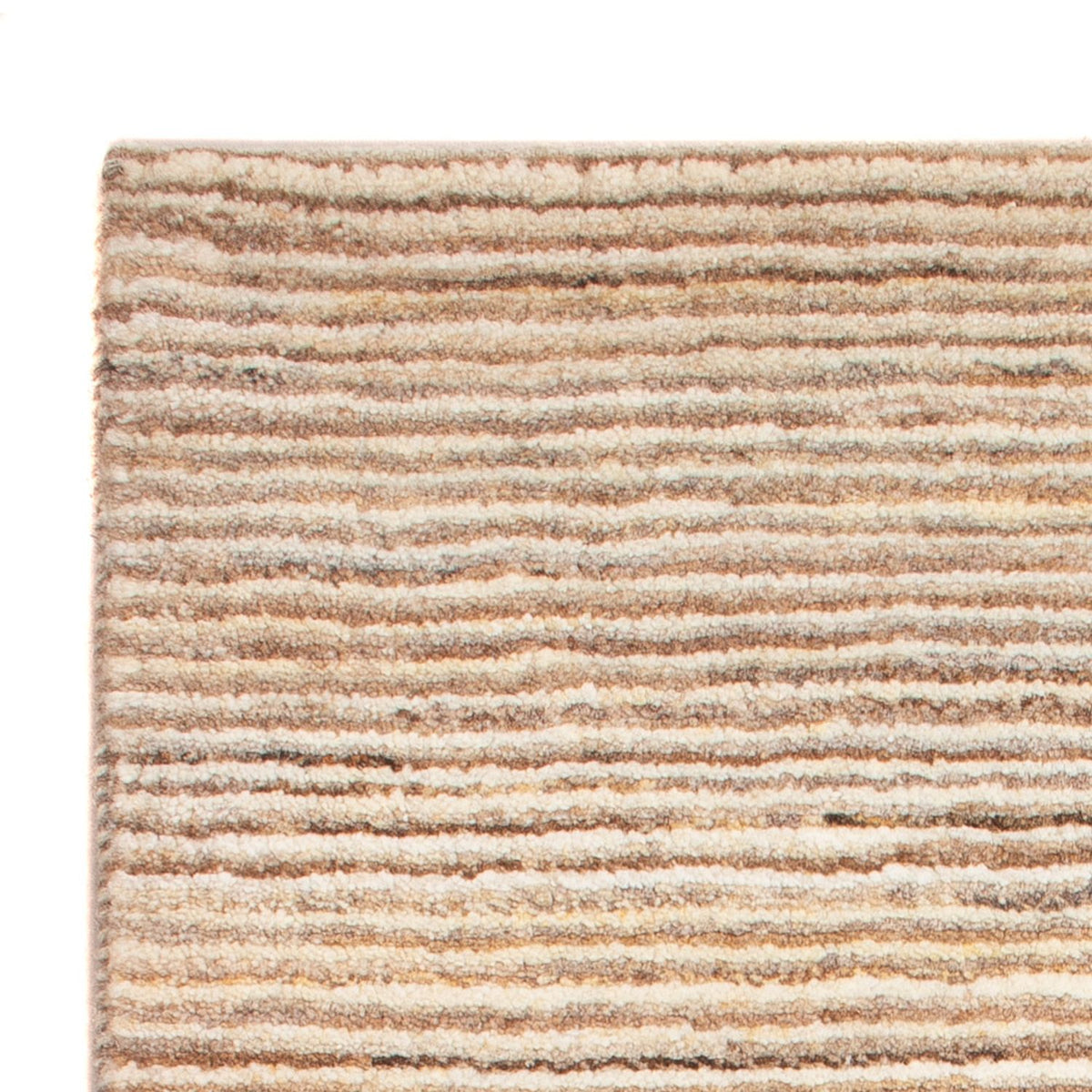 Gabbeh-matta - persisk - 98 x 64 cm - mörk beige