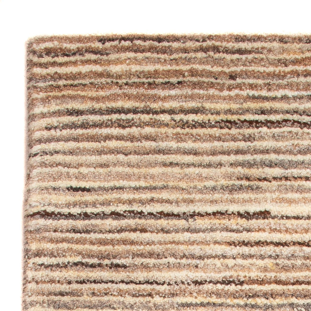 Gabbeh-matta - persisk - 97 x 57 cm - mörk beige