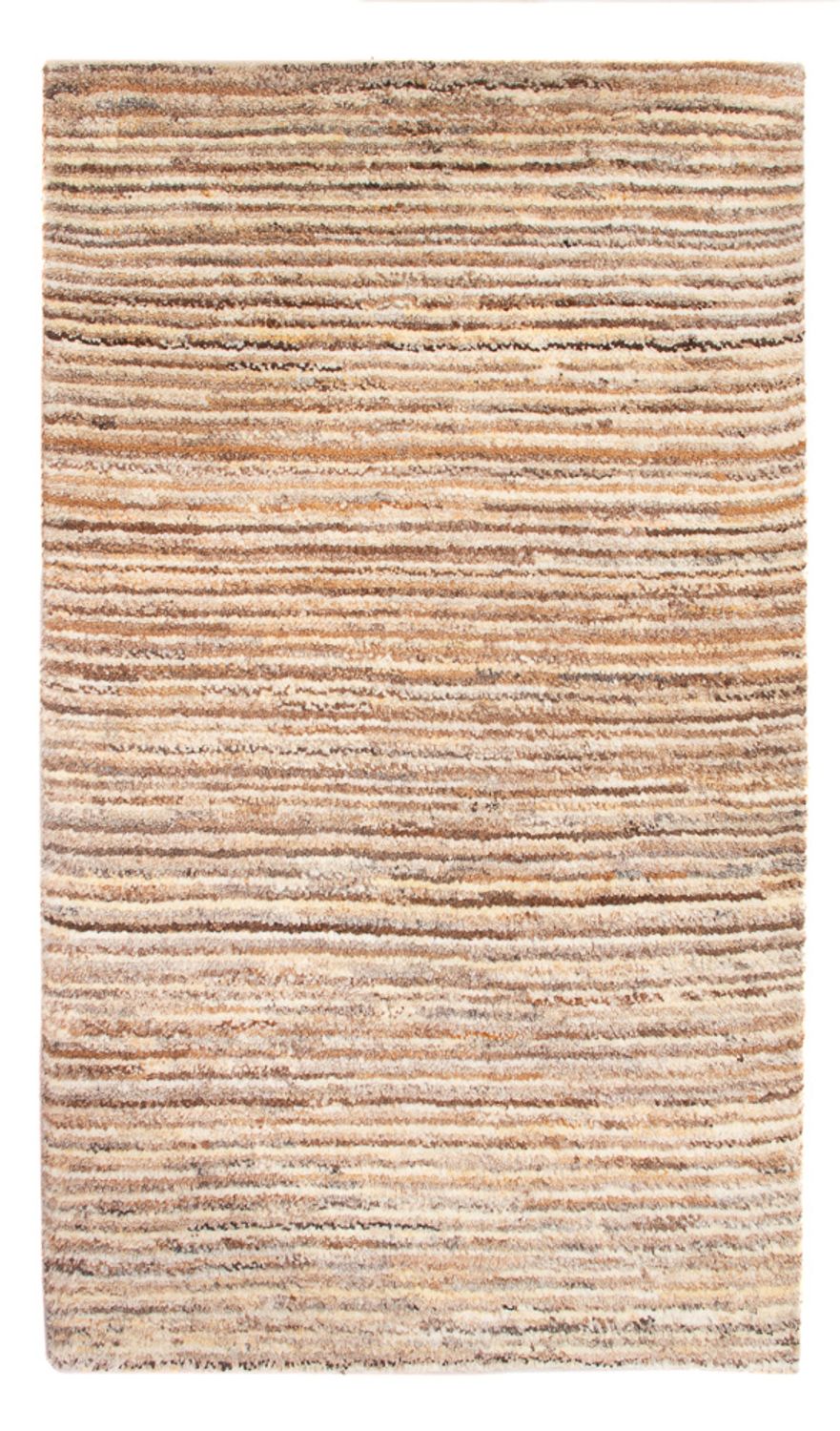 Gabbeh-matta - persisk - 96 x 59 cm - mörk beige