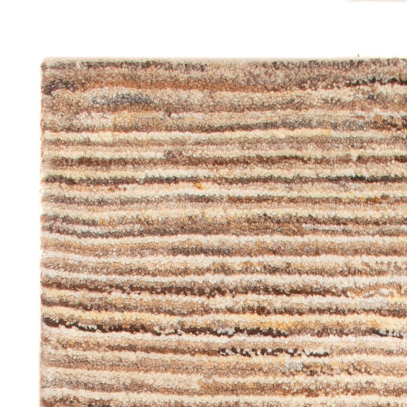 Gabbeh-matta - persisk - 96 x 59 cm - mörk beige
