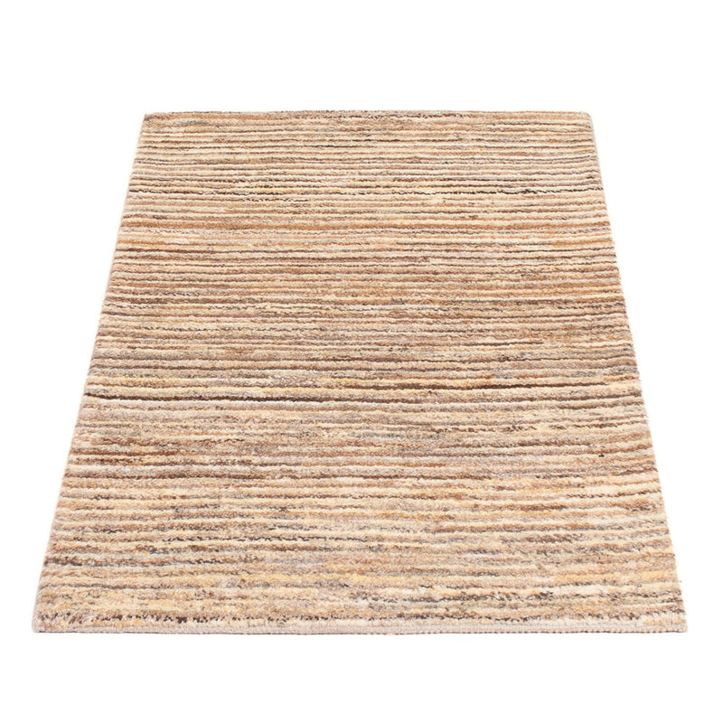 Gabbeh-matta - persisk - 96 x 59 cm - mörk beige