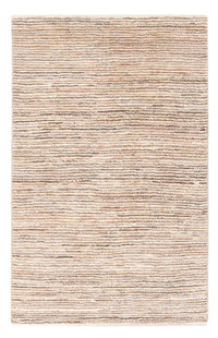 Gabbeh-matta - persisk - 142 x 94 cm - mörk beige