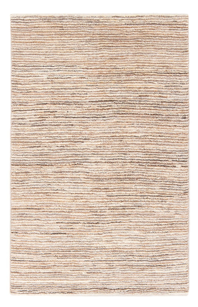 Gabbeh-matta - persisk - 142 x 94 cm - mörk beige