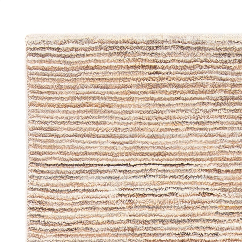 Gabbeh-matta - persisk - 142 x 94 cm - mörk beige