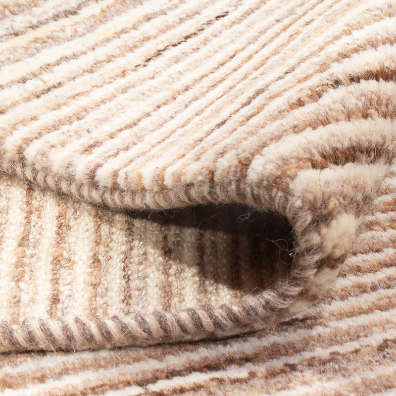 Gabbeh-matta - persisk - 143 x 100 cm - mörk beige