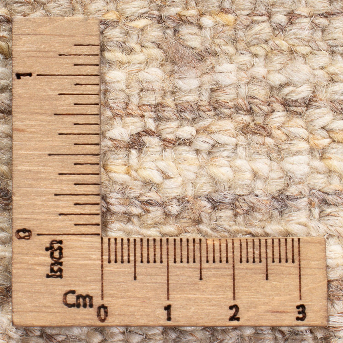 Gabbeh-matta - persisk - 143 x 100 cm - mörk beige