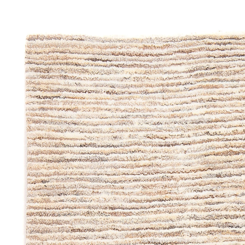 Gabbeh-matta - persisk - 145 x 110 cm - mörk beige
