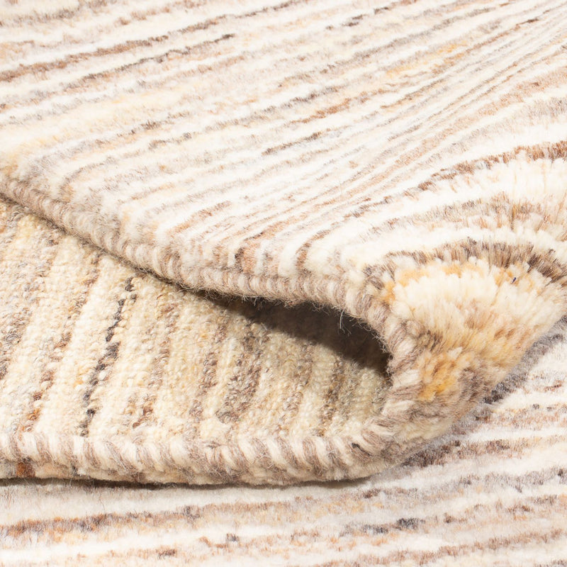 Gabbeh-matta - persisk - 145 x 110 cm - mörk beige