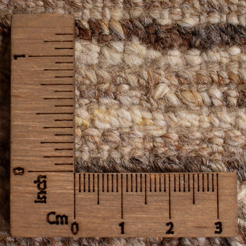 Gabbeh-matta - persisk - 145 x 110 cm - mörk beige