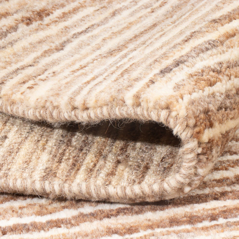 Gabbeh-matta - persisk - 145 x 105 cm - mörk beige