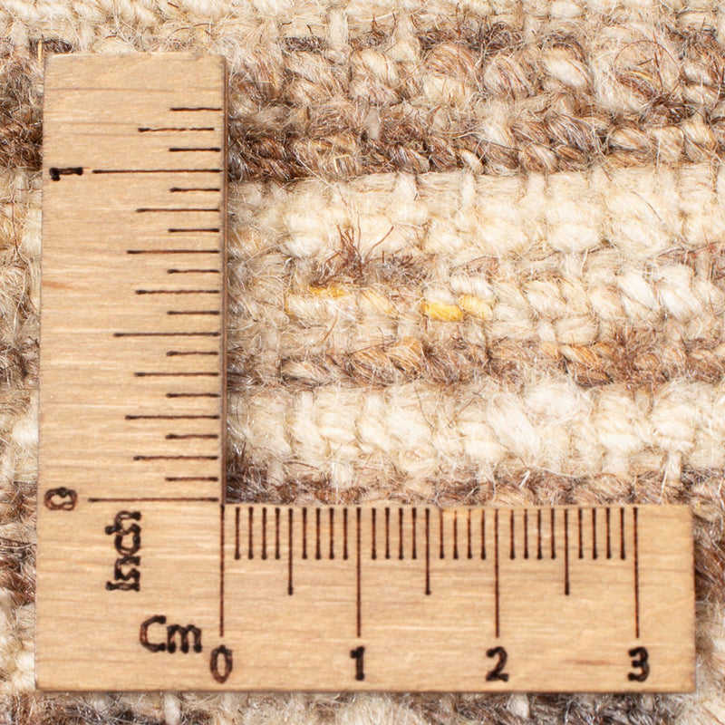 Gabbeh-matta - persisk - 145 x 105 cm - mörk beige