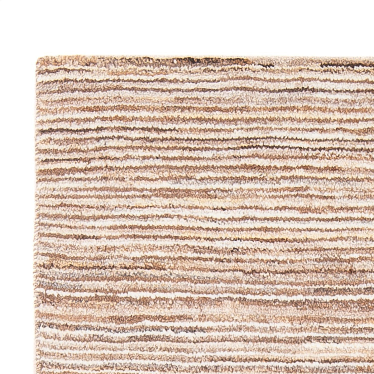 Gabbeh-matta - persisk - 145 x 96 cm - mörk beige