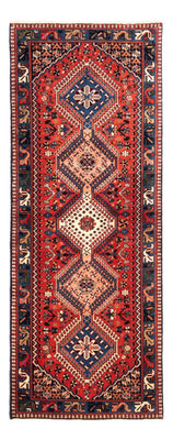 Runner Gabbeh-matta - persisk - 208 x 78 cm - röd