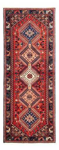 Runner Gabbeh-matta - persisk - 208 x 78 cm - röd