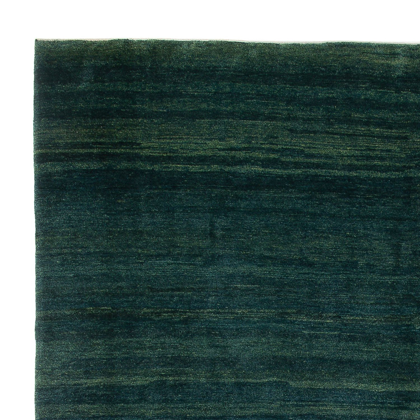 Gabbeh-matta - persisk - 380 x 335 cm - mörkgrön