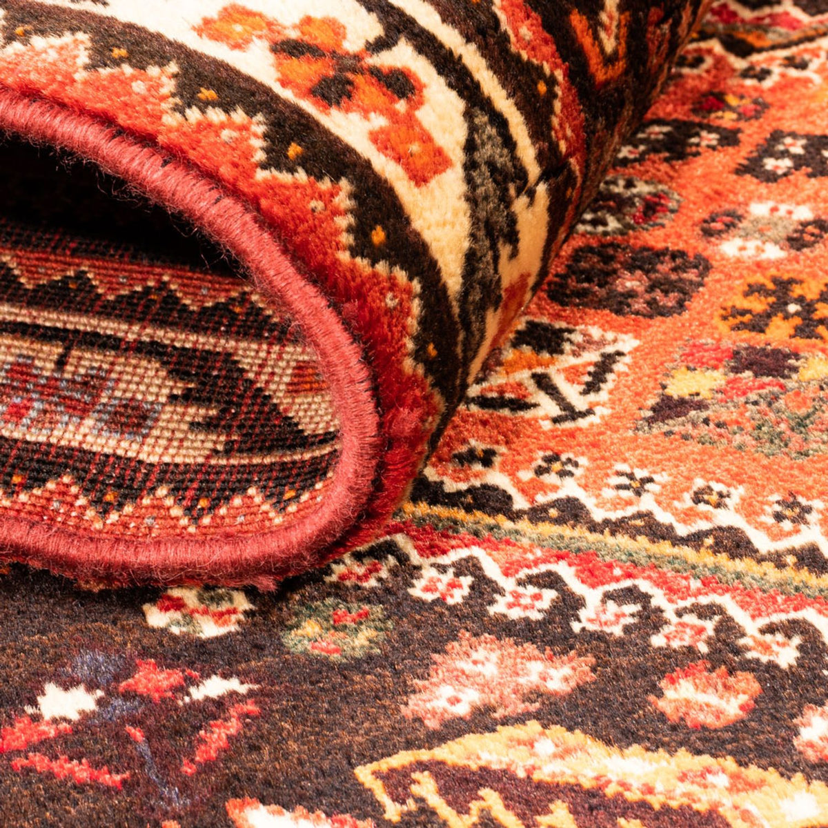 Persisk matta - Nomadic - 154 x 117 cm - ljusröd