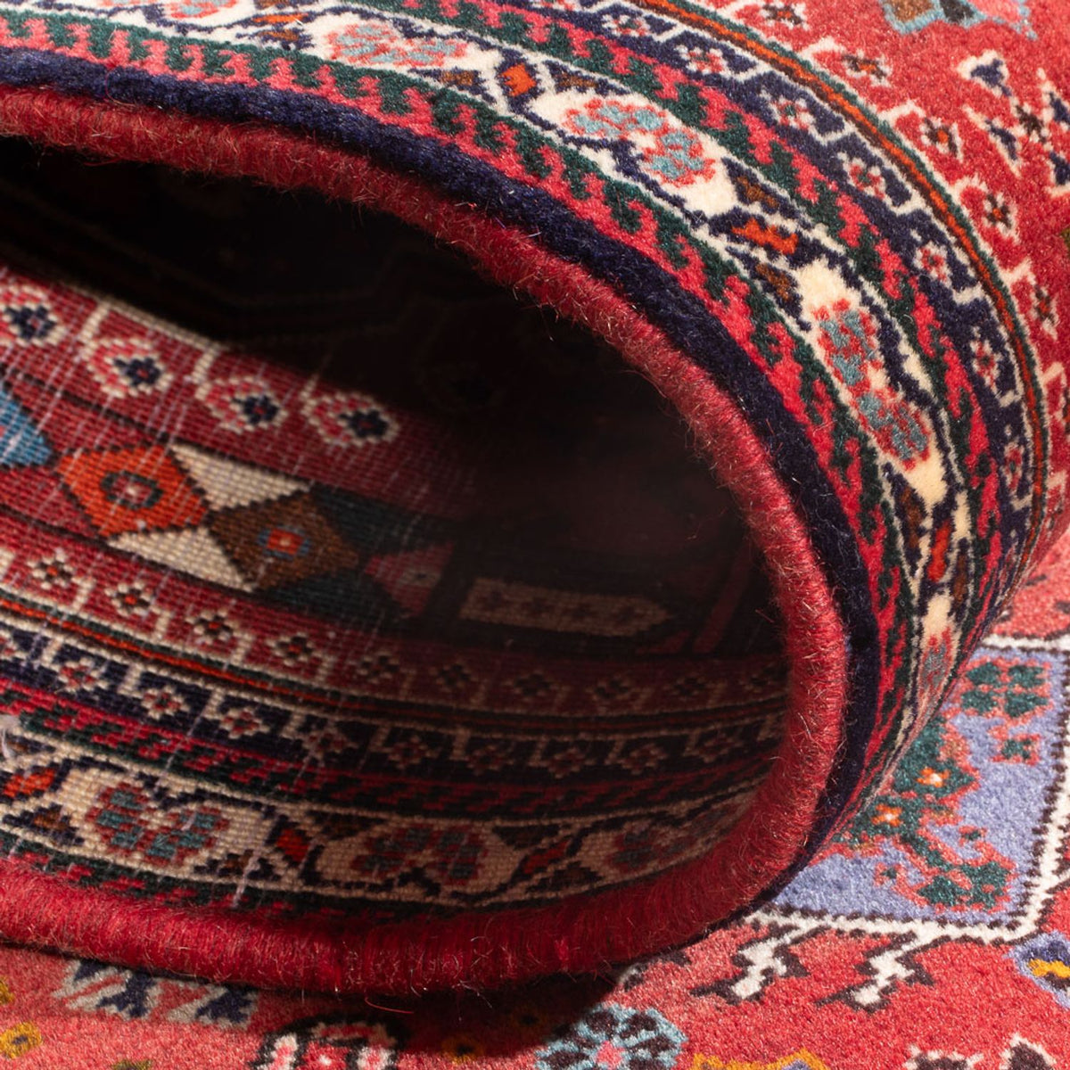 Persisk matta - Nomadic - 150 x 73 cm - röd