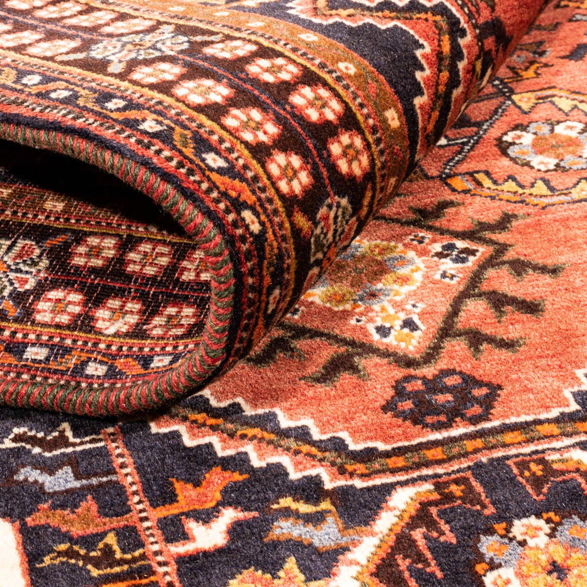 Persisk matta - Nomadic - 154 x 100 cm - rost