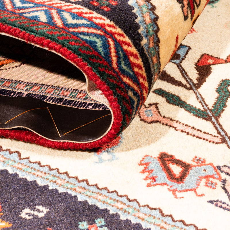 Gabbeh-matta - Kashkuli Persiska - 153 x 107 cm - grädde