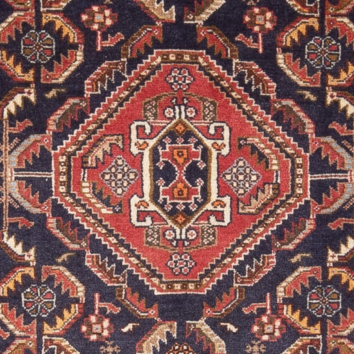 Gabbeh-matta - Kashkuli Persiska - 152 x 82 cm - mörkblå