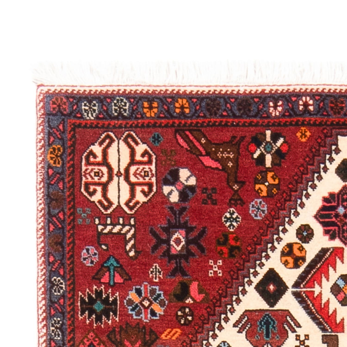 Persisk matta - Nomadic - 150 x 73 cm - grädde