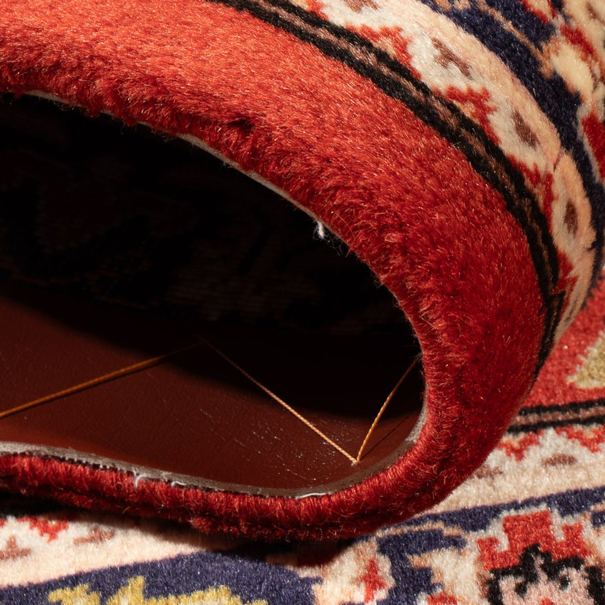 Persisk matta - Ghom - 98 x 68 cm - röd