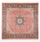 Qom silke Mattan 247x247cm - Persisk matta