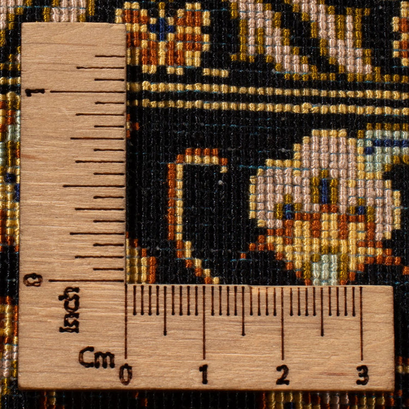 Silk Carpet - Ghom Silk - Premium - 353 x 242 cm - svart