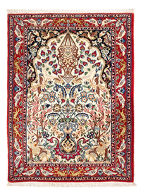 Persisk matta - Isfahan - Premium - 100 x 75 cm - grädde