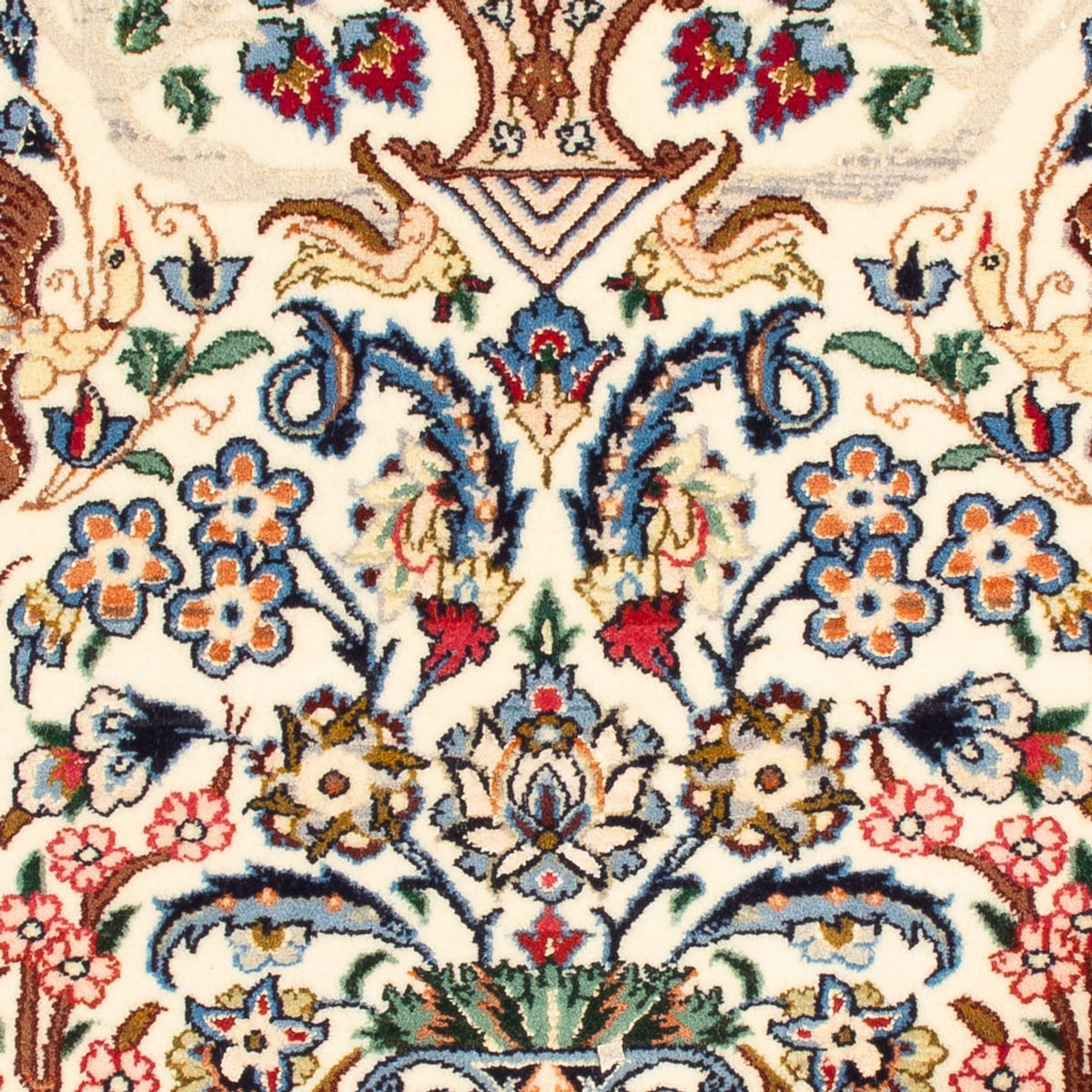 Persisk matta - Isfahan - Premium - 100 x 75 cm - grädde