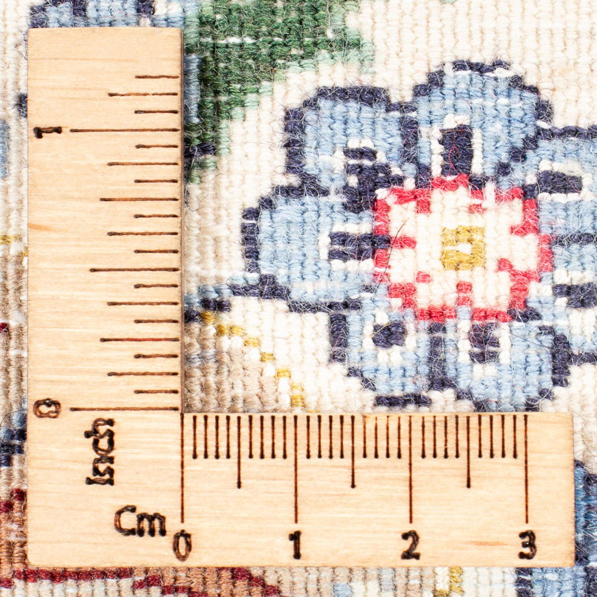 Persisk matta - Isfahan - Premium - 100 x 75 cm - grädde