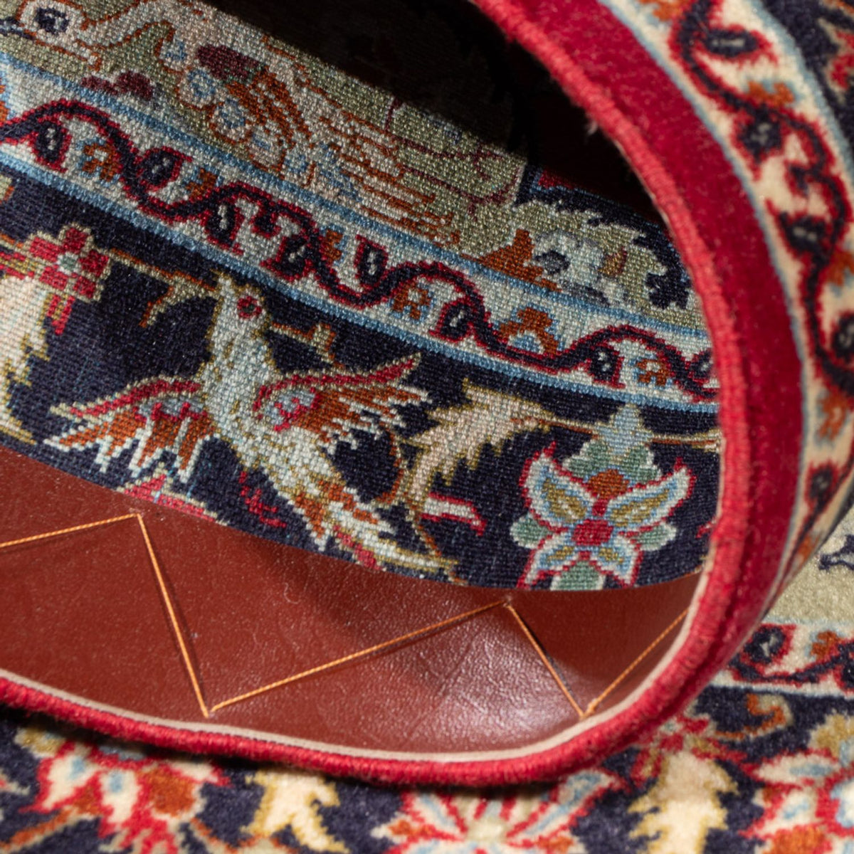 Persisk matta - Isfahan - Premium - 105 x 77 cm - röd