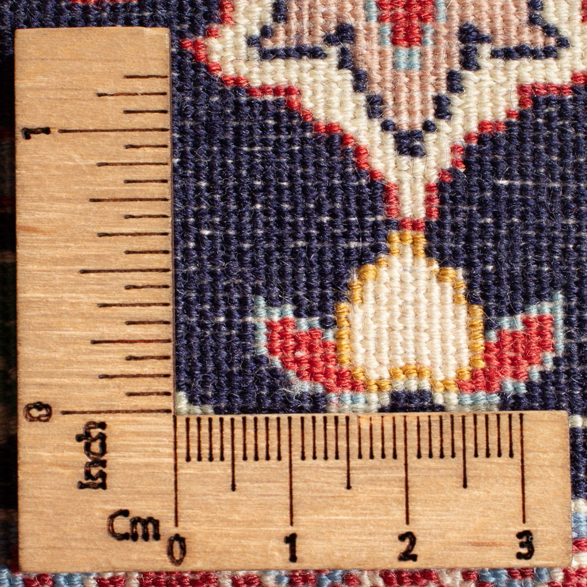 Persisk matta - Isfahan - Premium - 106 x 72 cm - mörkblå