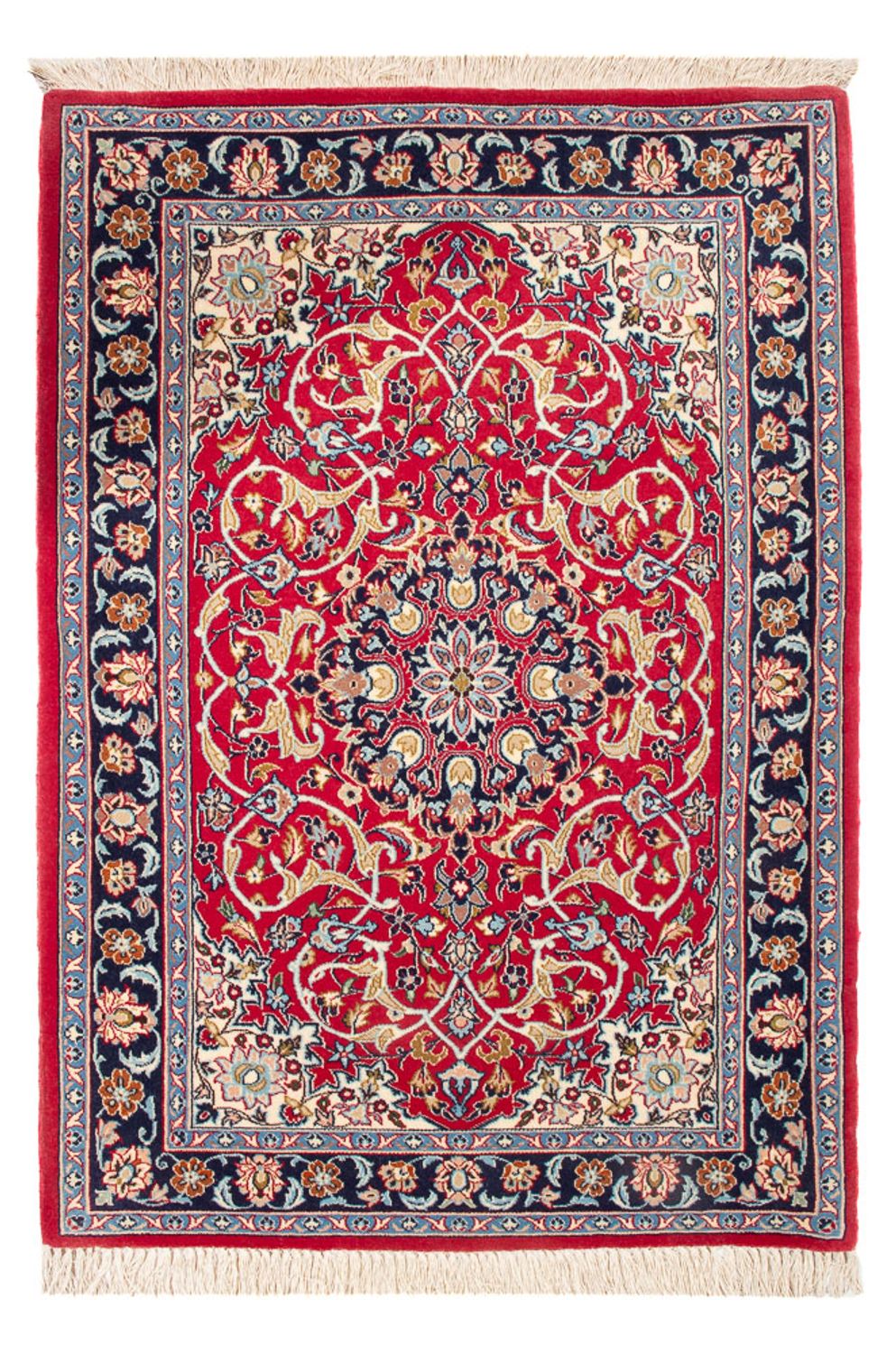 Persisk matta - Isfahan - Premium - 110 x 75 cm - röd