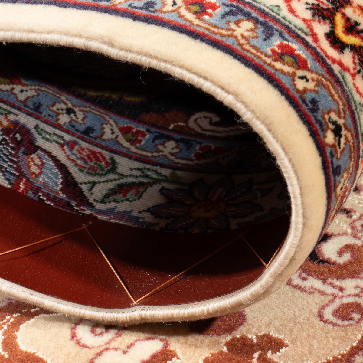 Persisk matta - Isfahan - Premium - 105 x 70 cm - mörkblå