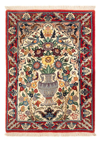 Persisk matta - Isfahan - Premium - 97 x 70 cm - grädde