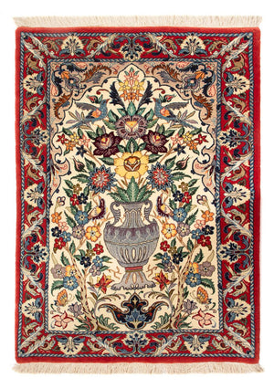Persisk matta - Isfahan - Premium - 97 x 70 cm - grädde
