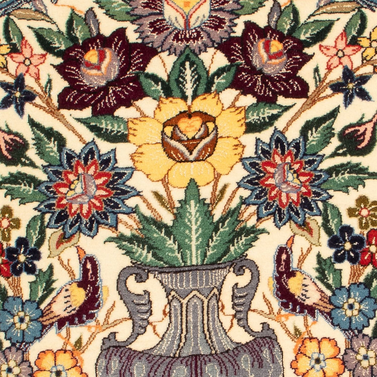 Persisk matta - Isfahan - Premium - 97 x 70 cm - grädde