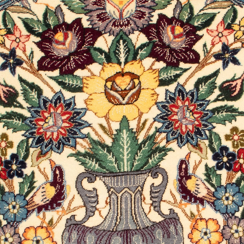 Persisk matta - Isfahan - Premium - 97 x 70 cm - grädde