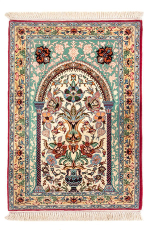 Persisk matta - Isfahan - Premium - 103 x 70 cm - grön