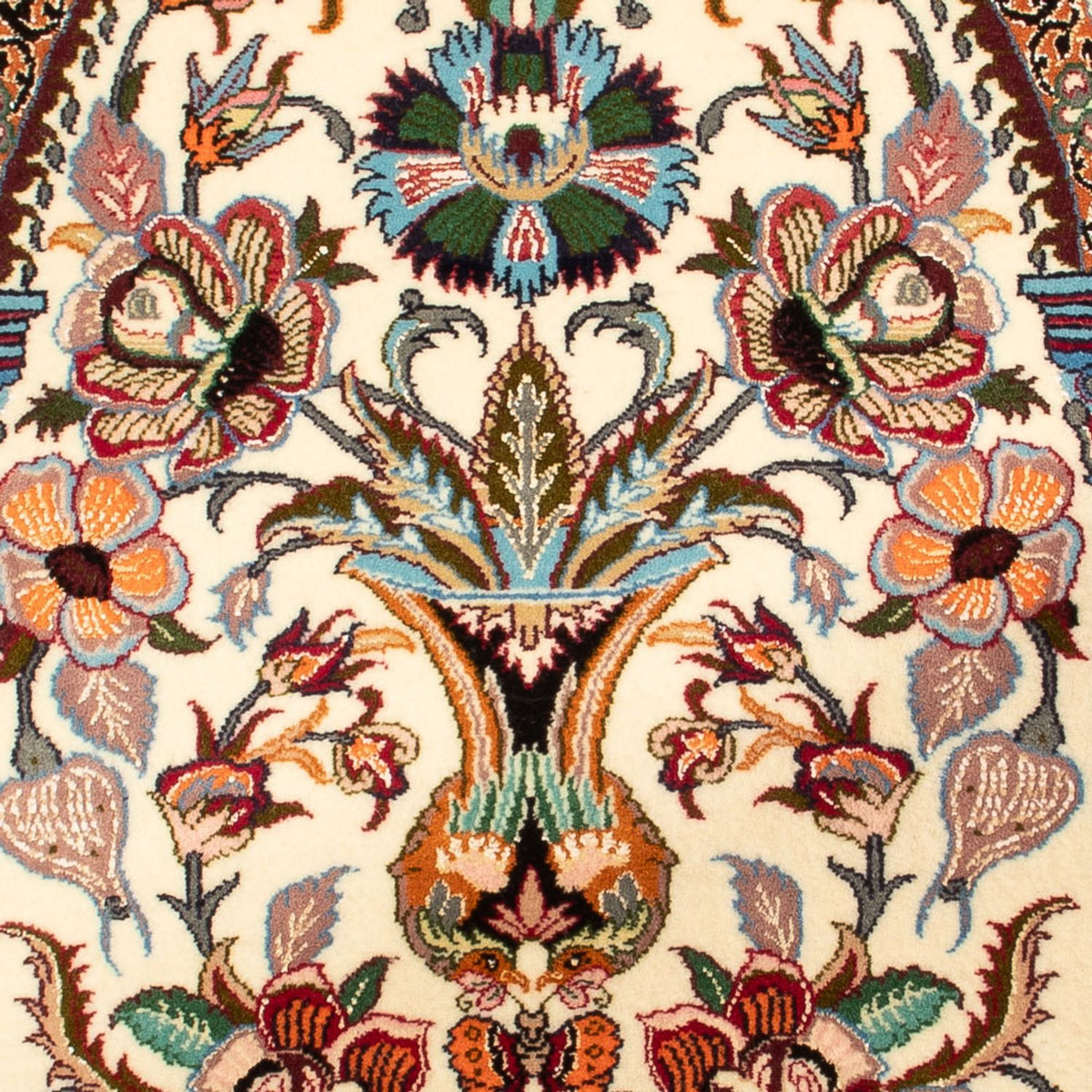 Persisk matta - Isfahan - Premium - 103 x 70 cm - grön