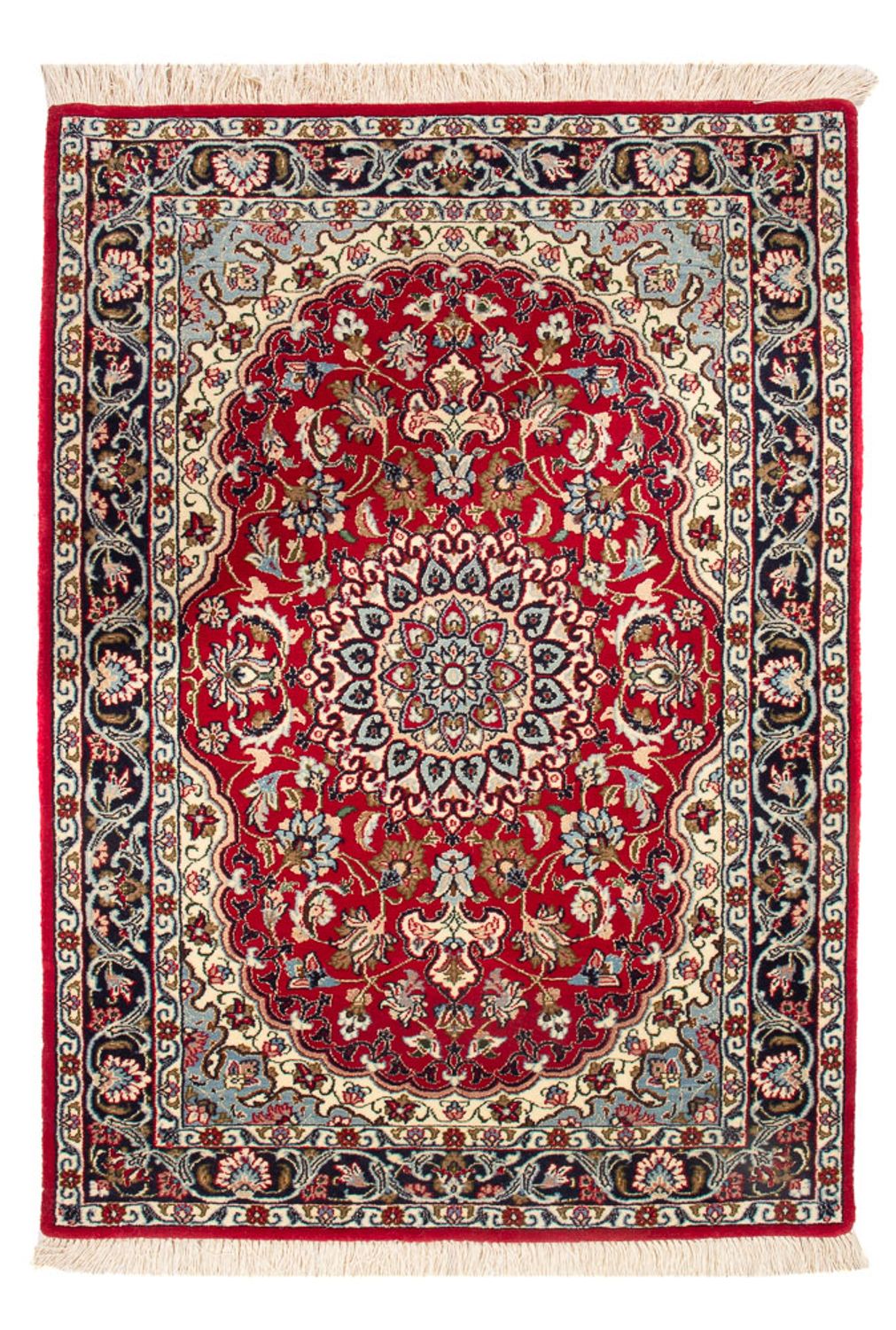 Persisk matta - Isfahan - Premium - 108 x 70 cm - röd