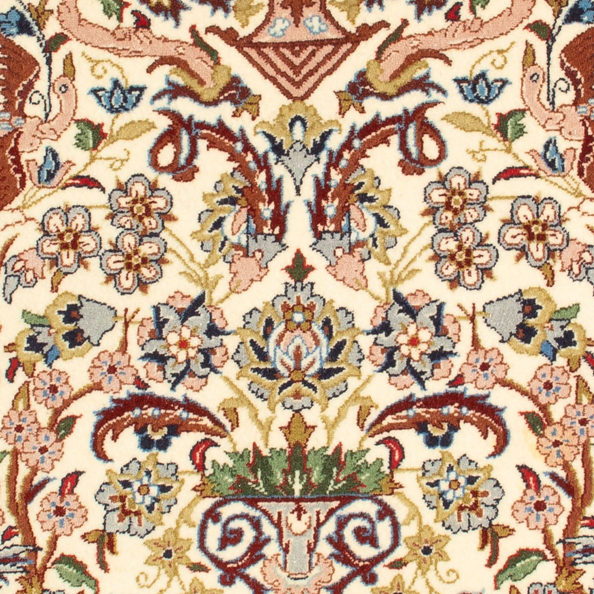 Persisk matta - Isfahan - Premium - 110 x 74 cm - grädde