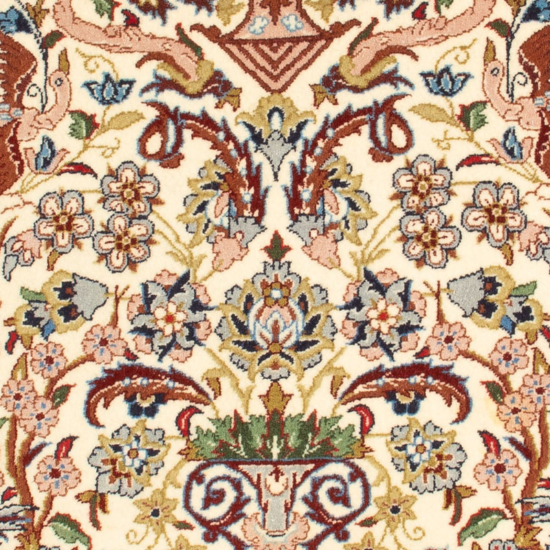 Persisk matta - Isfahan - Premium - 110 x 74 cm - grädde