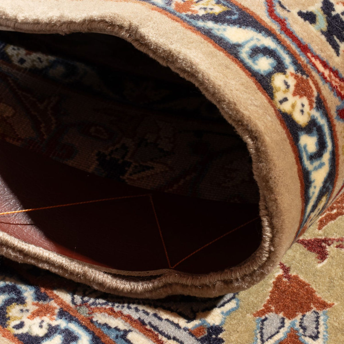 Persisk matta - Isfahan - Premium - 110 x 74 cm - grädde