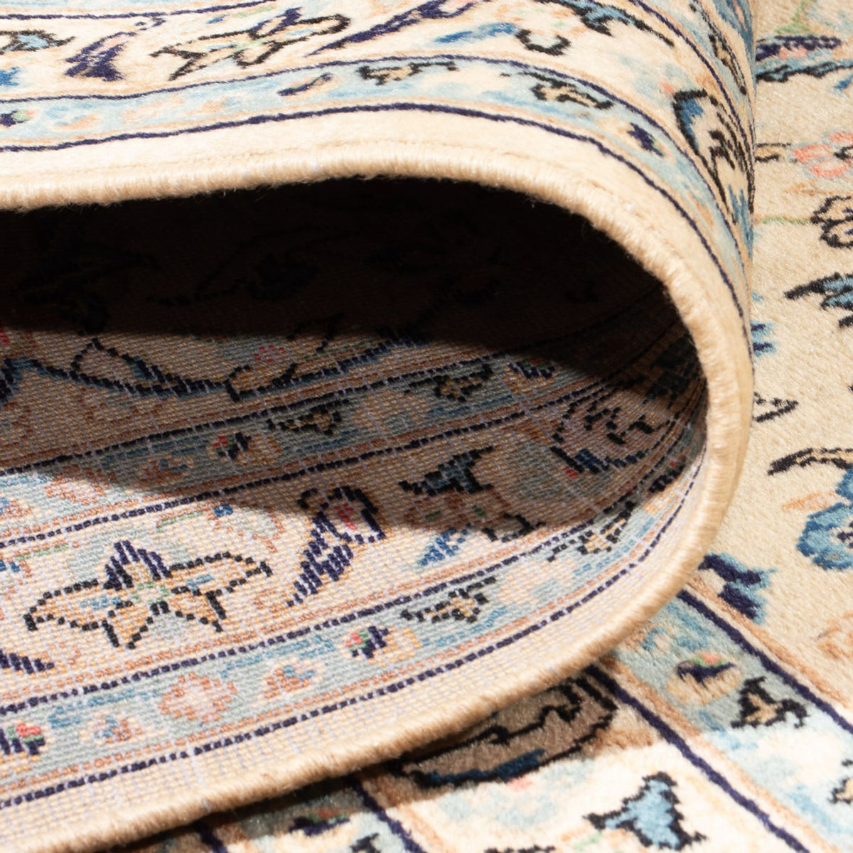 Persiska mattor - Keshan - 398 x 292 cm - grädde